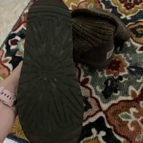 UGG Brown Sweater Boots, size 7 - Picture 8 of 8